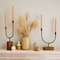 Hello Honey® Asymmetrical Wood & Metal Candle Holder